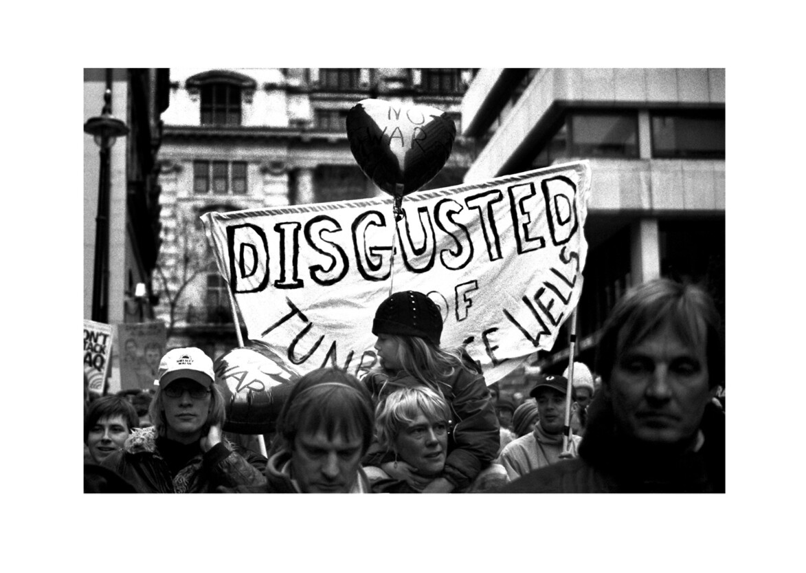 ‘Stop the War’ march / Surrey Street WC2 / February 2003
