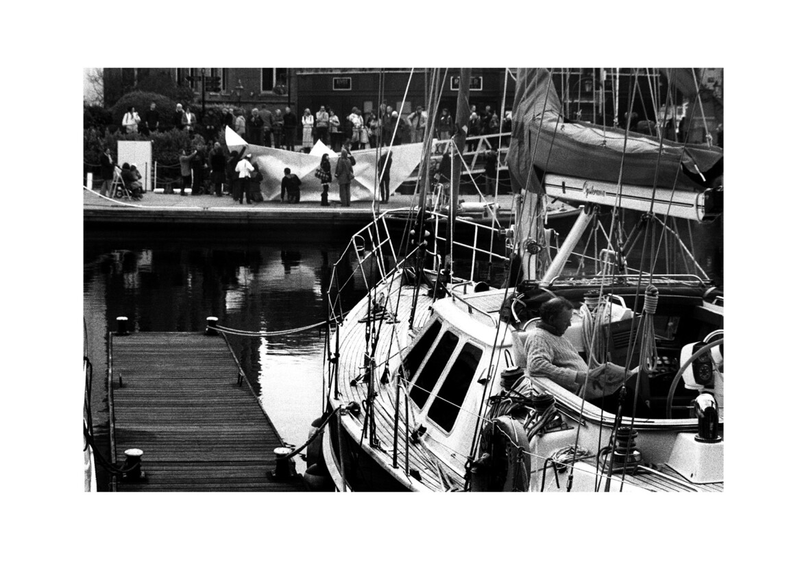 ‘Drift’ Festival Paper boat / St Katherine’s Dock E1 / November 2010
