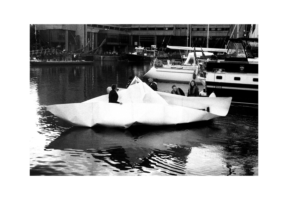 ‘Drift’ Festival Paper boat / St Katherine’s Dock E1 / November 2010