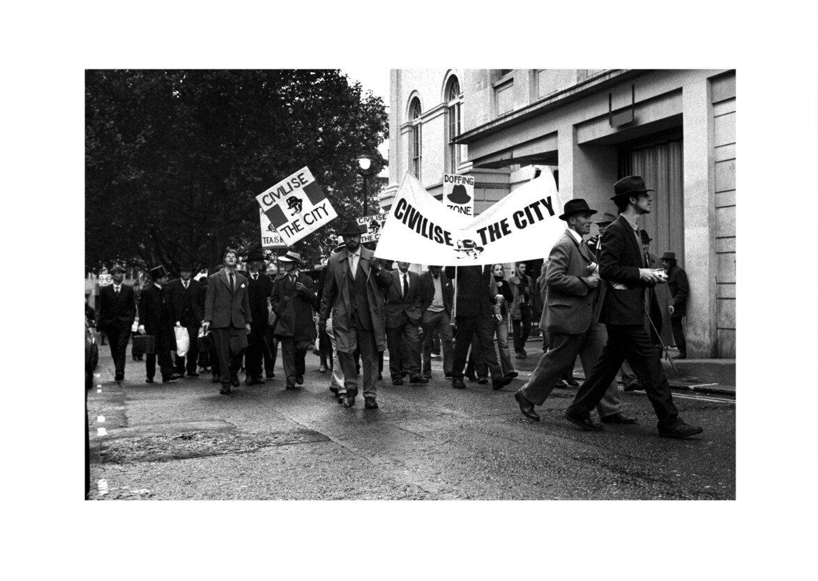The Chap ‘Civilise the City’ protest / St Martin’s Lane WC2 / October 2004