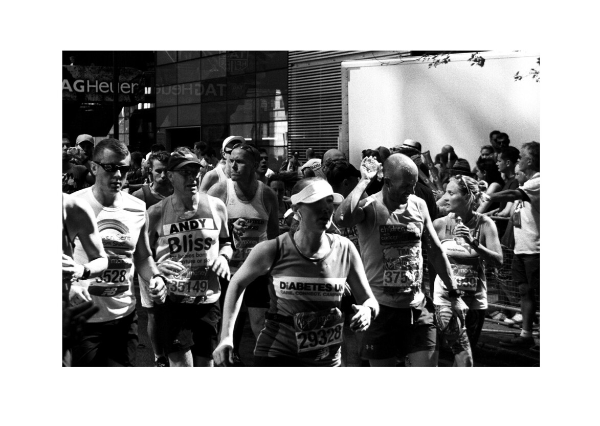 London Marathon / Queen Victoria Street EC4 / April 2018