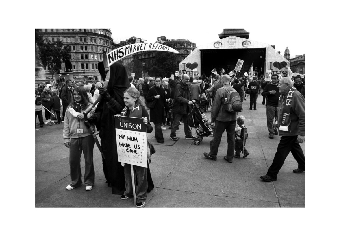 Support the NHS rally / Trafalgar Square WC2 / July 2007