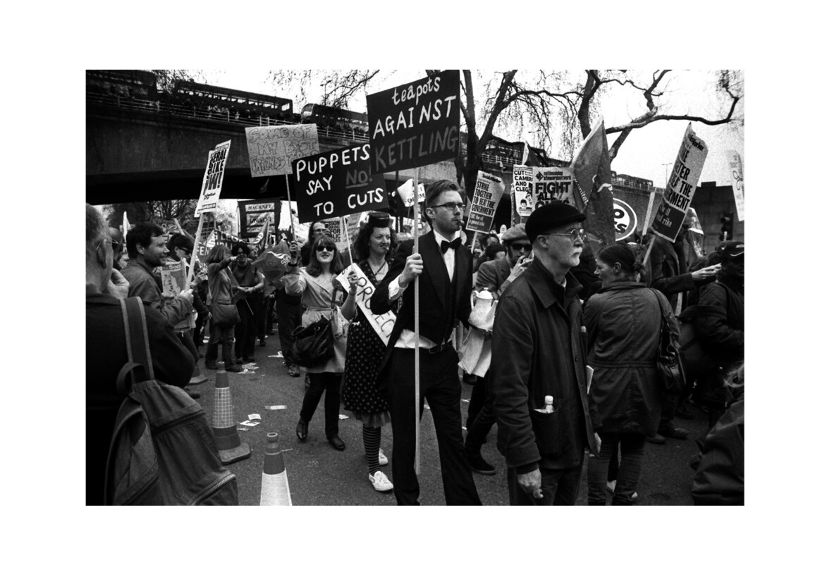 Anti-cuts march / Victoria Embankment SW1 / March 2011