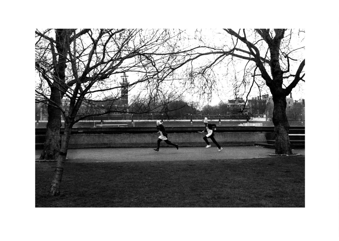 Parliamentary Pancake Race / Victoria Tower Gardens SW1 / February 2009