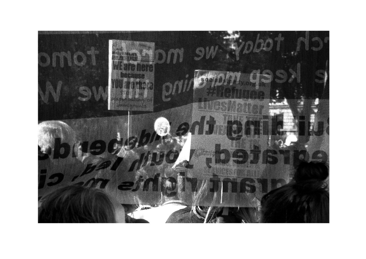 Refugee support march / Parliament Square SW1 / September 2015