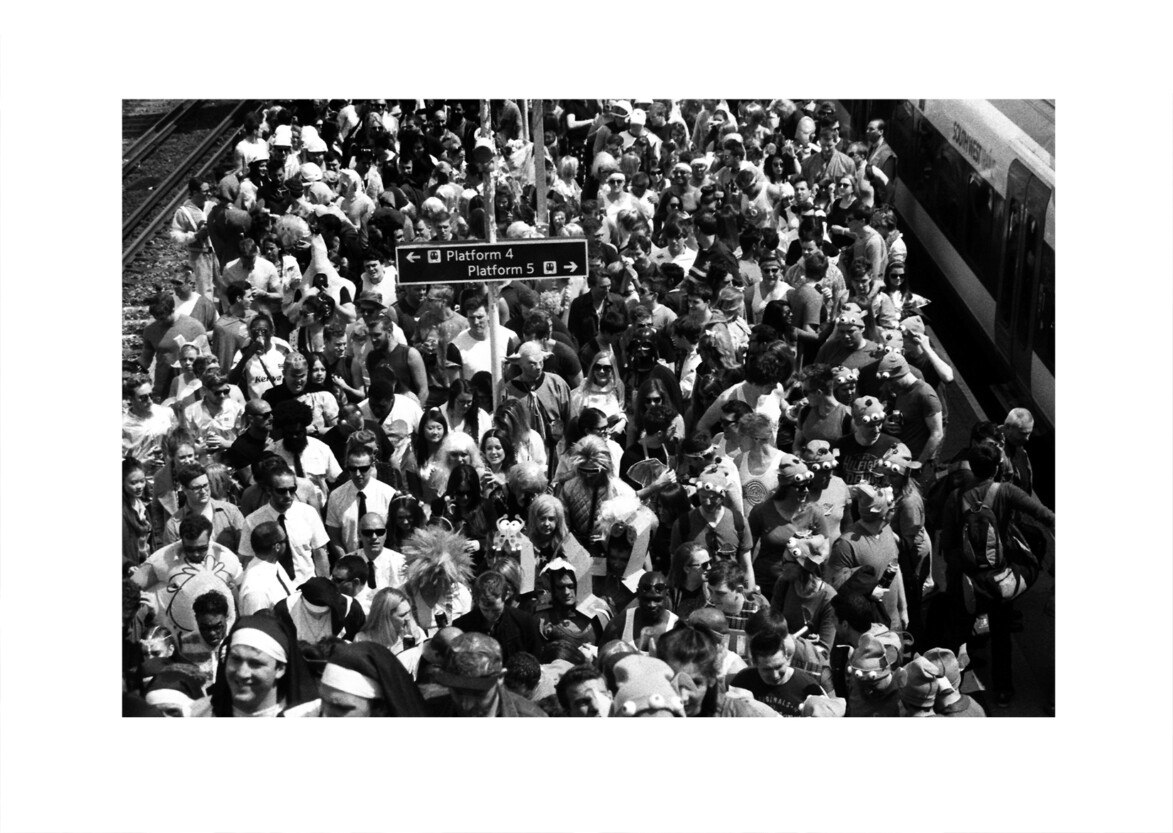 Rugby 7s attendees / Twickenham Station TW1 / May 2015