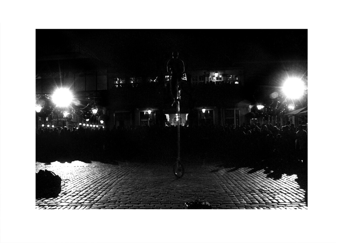 Late night street performer / Covent Garden WC2 / October 2014
