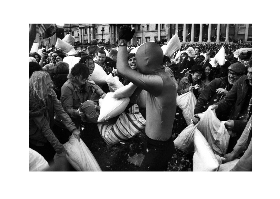 Pillow Fight Club / Trafalgar Square SW1 / April 2013