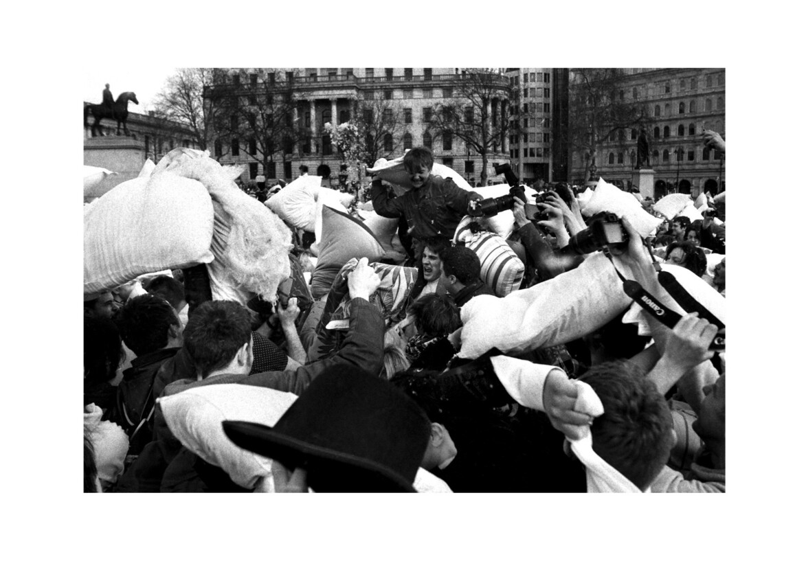 Pillow Fight Club / Trafalgar Square SW1 / April 2013