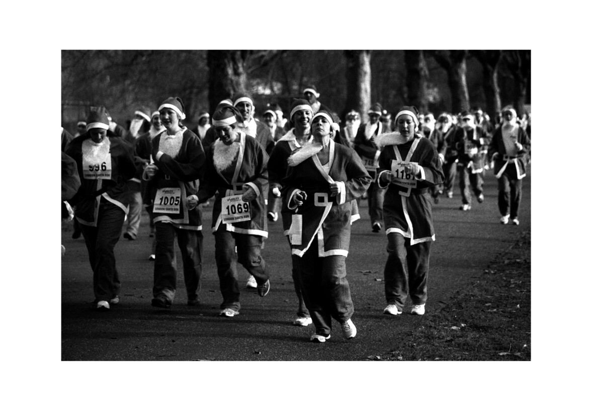 Santa Run / Battersea Park SW11 / December 2008