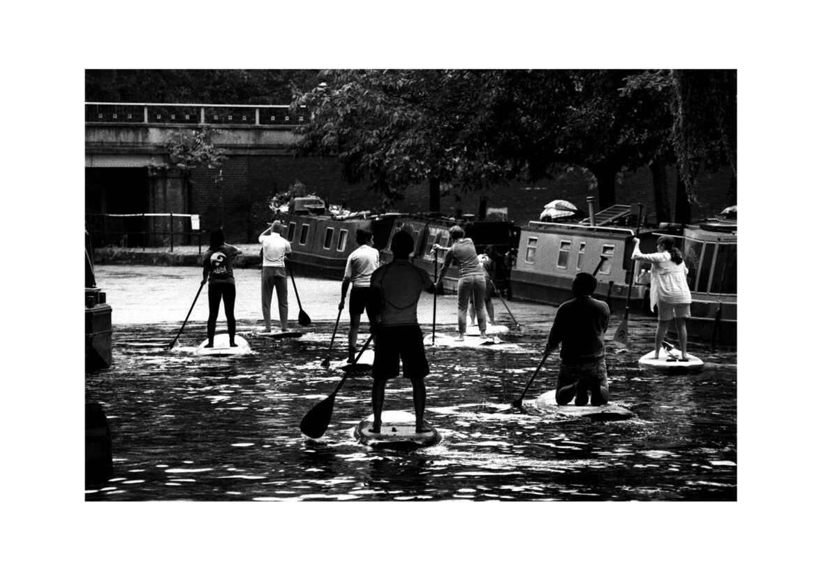 Paddleboard session / Paddington Basin W2 / September 2014