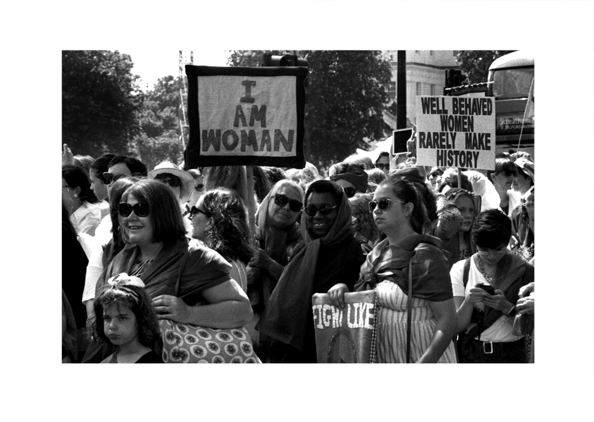 Suffragette centenary march / Park Lane W1 / June 2018