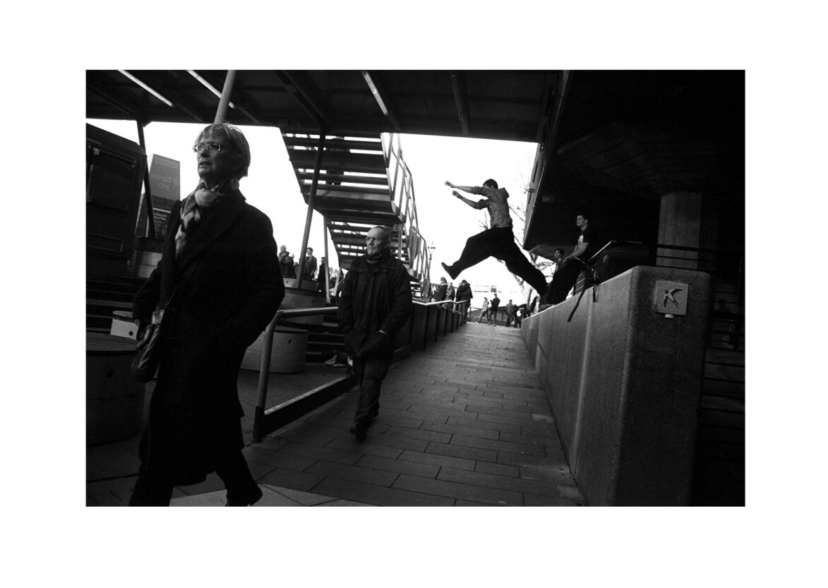Parkour practice / Southbank / January 2015