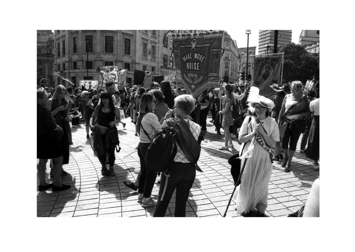 Suffragette centenary march / Park Lane W1 / June 2018
